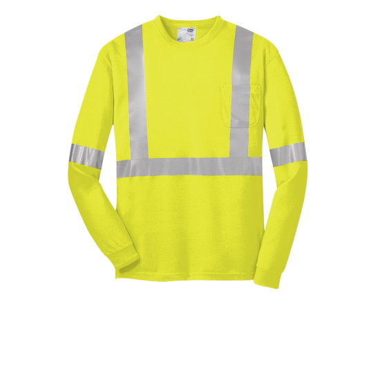 CornerStone® ANSI 107 Class 2 Long Sleeve Safety T-Shirt