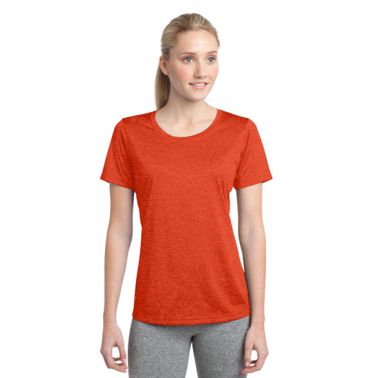 Sport-Tek® Ladies Heather Contender™ Scoop Neck Tee