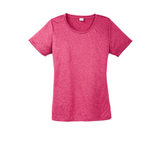 Sport-Tek® Ladies Heather Contender™ Scoop Neck Tee