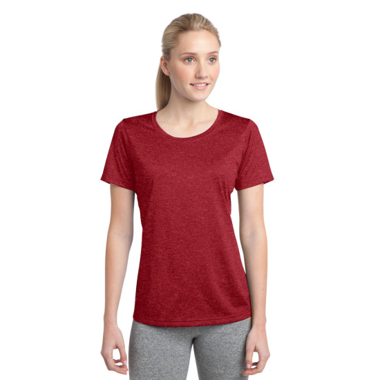 Sport-Tek® Ladies Heather Contender™ Scoop Neck Tee