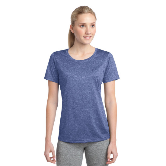 Sport-Tek® Ladies Heather Contender™ Scoop Neck Tee