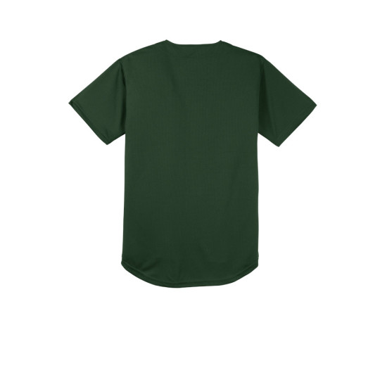 Sport-Tek® PosiCharge® Tough Mesh Full-Button Jersey