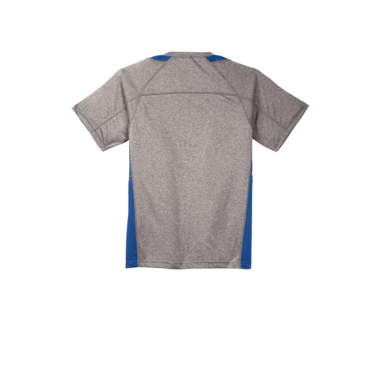 Sport-Tek® Heather Colorblock Contender™ Tee
