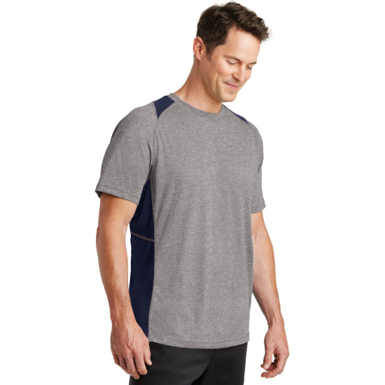 Sport-Tek® Heather Colorblock Contender™ Tee
