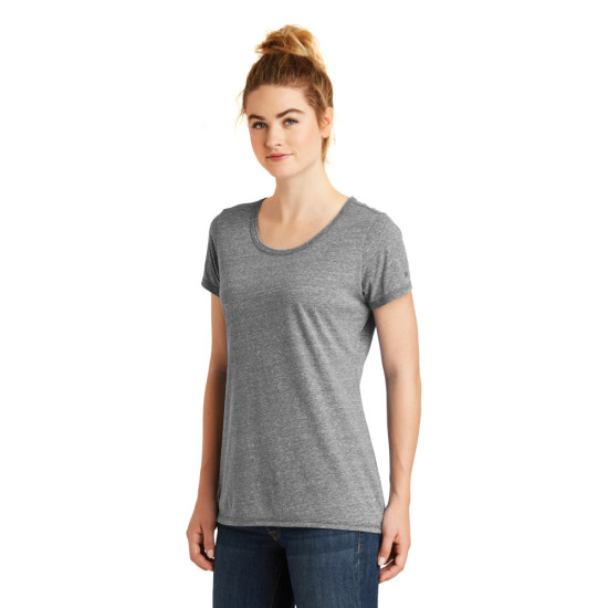 New Era® Ladies Tri-Blend Performance Scoop Tee
