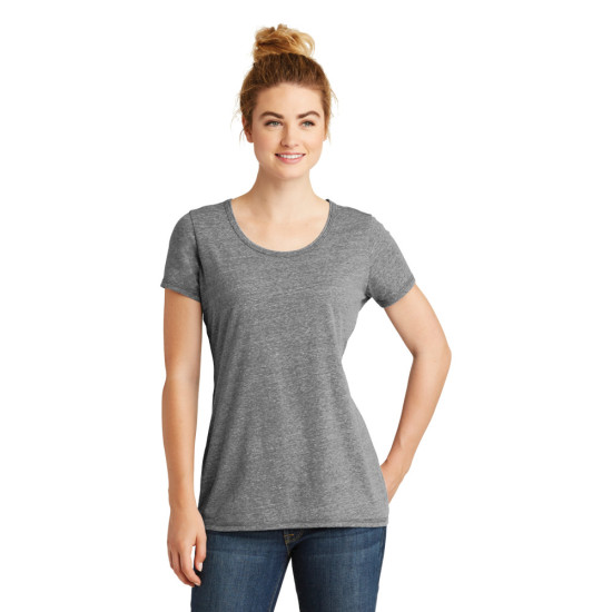 New Era® Ladies Tri-Blend Performance Scoop Tee