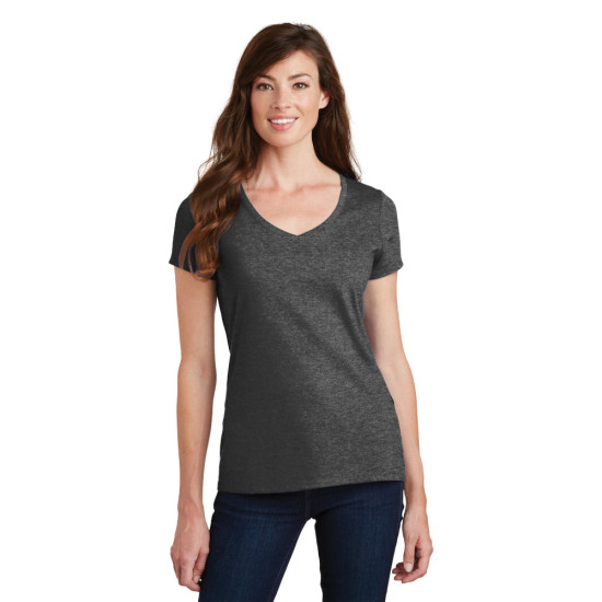 Port & Company® Ladies Fan Favorite™ V-Neck Tee