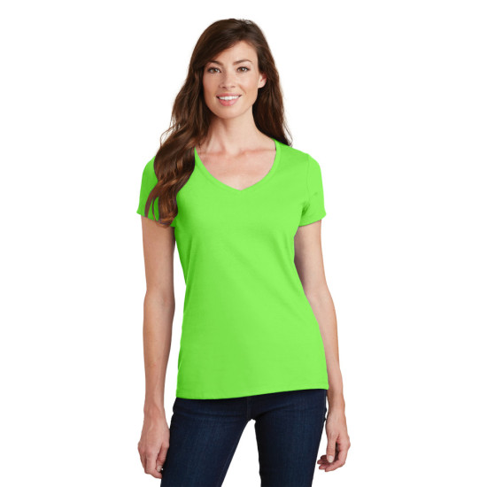 Port & Company® Ladies Fan Favorite™ V-Neck Tee