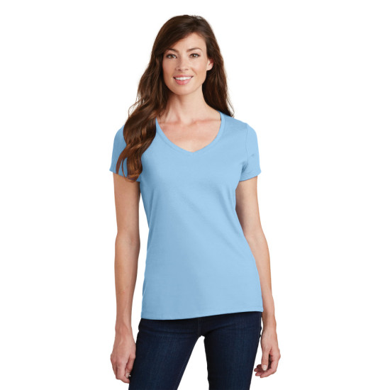 Port & Company® Ladies Fan Favorite™ V-Neck Tee
