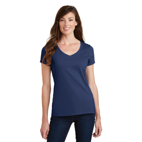 Port & Company® Ladies Fan Favorite™ V-Neck Tee