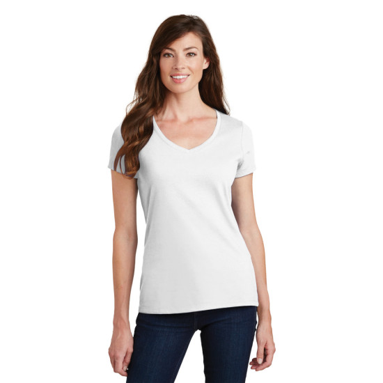 Port & Company® Ladies Fan Favorite™ V-Neck Tee