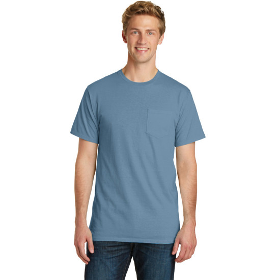 Port & Company® Beach Wash™ Garment-Dyed Pocket Tee