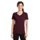 Port & Company® Ladies Performance Blend V-Neck Tee