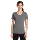 Port & Company® Ladies Performance Blend V-Neck Tee