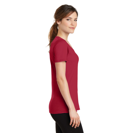 Port & Company® Ladies Performance Blend V-Neck Tee