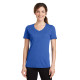 Port & Company® Ladies Performance Blend V-Neck Tee