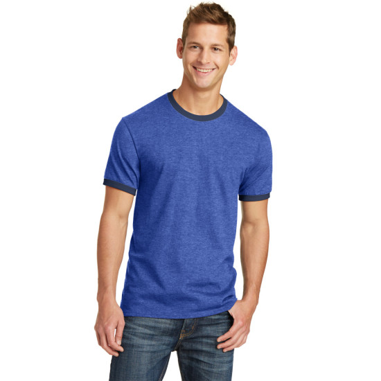 Port & Company® Core Cotton Ringer Tee