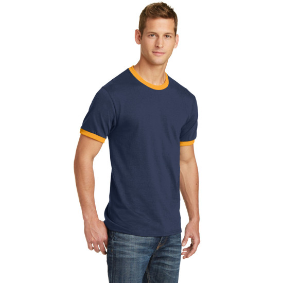 Port & Company® Core Cotton Ringer Tee