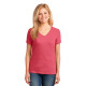 Port & Company® Ladies Core Cotton V-Neck Tee