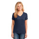 Port & Company® Ladies Core Cotton V-Neck Tee