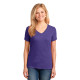Port & Company® Ladies Core Cotton V-Neck Tee