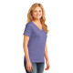 Port & Company® Ladies Core Cotton V-Neck Tee