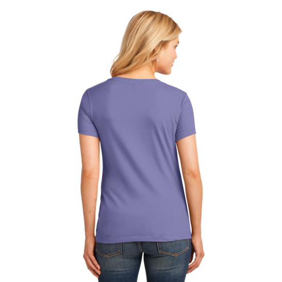 Port & Company® Ladies Core Cotton V-Neck Tee