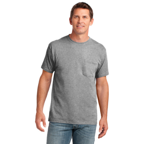 Port & Company® Core Cotton Pocket Tee