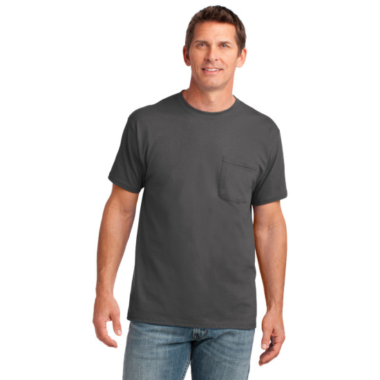 Port & Company® Core Cotton Pocket Tee