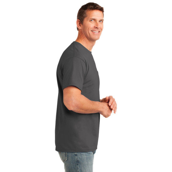 Port & Company® Core Cotton Pocket Tee