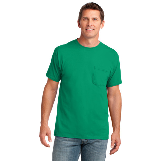 Port & Company® Core Cotton Pocket Tee