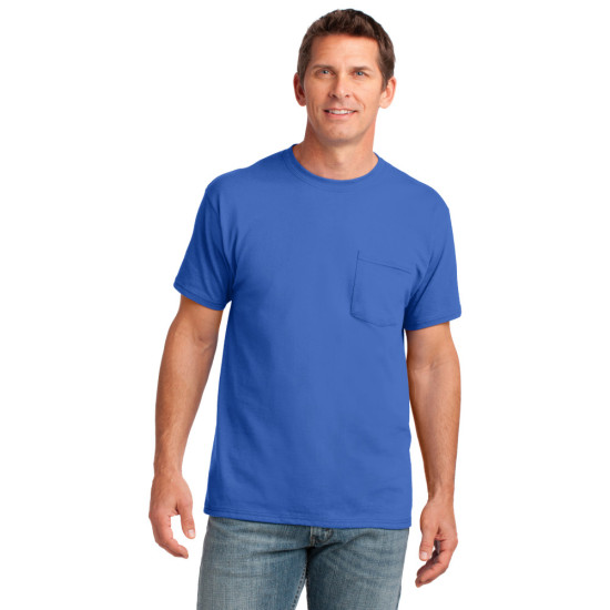 Port & Company® Core Cotton Pocket Tee