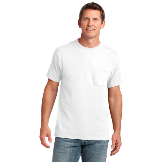 Port & Company® Core Cotton Pocket Tee