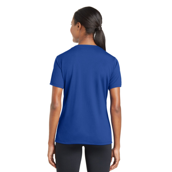 Sport-Tek® Ladies PosiCharge® RacerMesh® V-Neck Tee