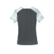 Sport-Tek® Ladies CamoHex Colorblock V-Neck Tee
