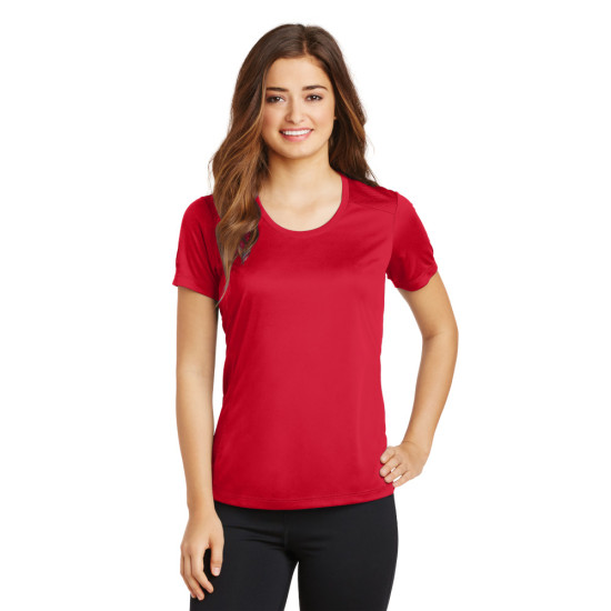 Sport-Tek® Ladies PosiCharge® Elevate Scoop Neck Tee