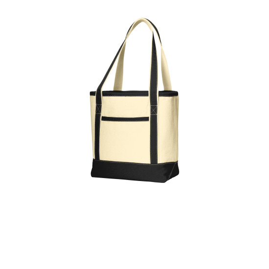 Port Authority® Medium Cotton Canvas Boat Tote Bag