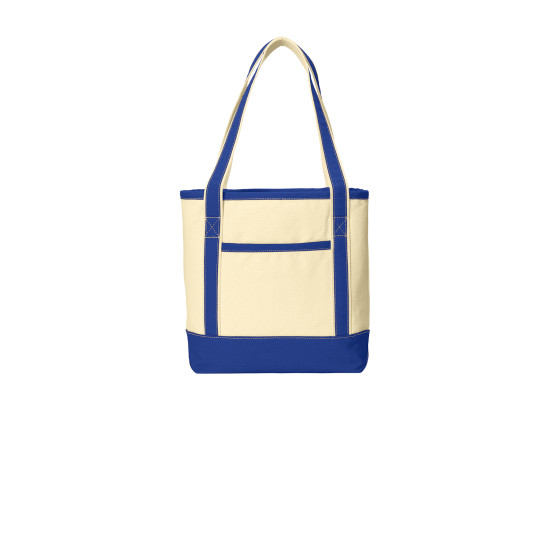 Port Authority® Medium Cotton Canvas Boat Tote Bag