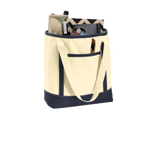 Port Authority® Large Cotton Canvas Boat Tote