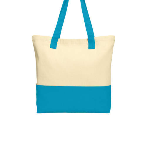 Port Authority® Colorblock Cotton Tote
