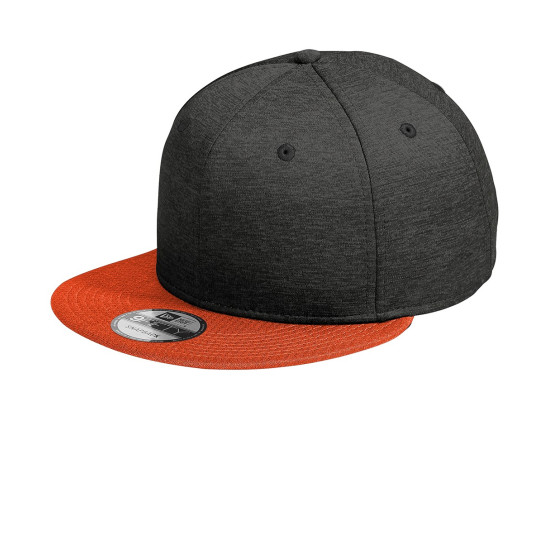 New Era ® Shadow Heather Striped Flat Bill Snapback Cap