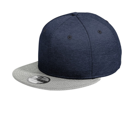 New Era ® Shadow Heather Striped Flat Bill Snapback Cap