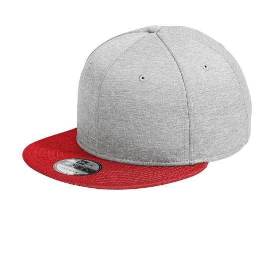 New Era ® Shadow Heather Striped Flat Bill Snapback Cap