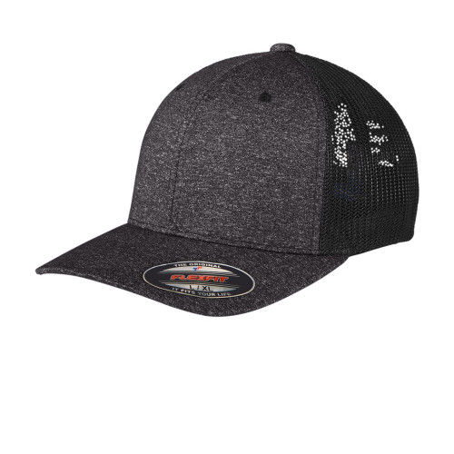 Port Authority ® Flexfit ® Melange Mesh Back Trucker Cap