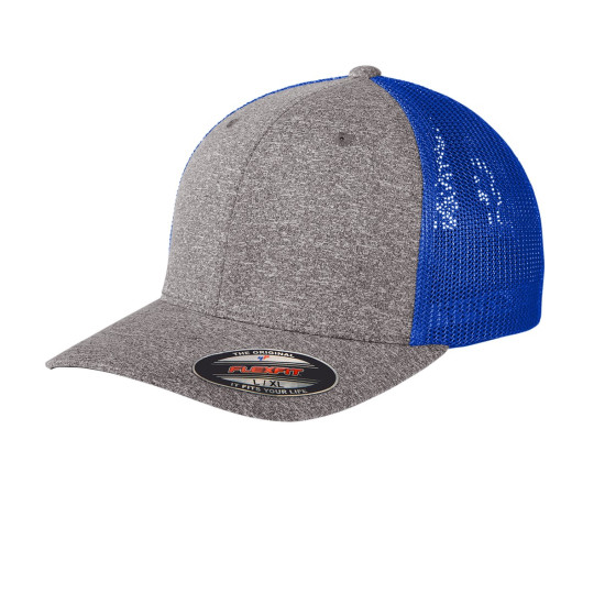 Port Authority ® Flexfit ® Melange Mesh Back Trucker Cap