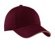Port Authority® Sandwich Bill Cap with Striped Closure