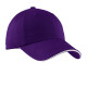 Port Authority® Sandwich Bill Cap with Striped Closure