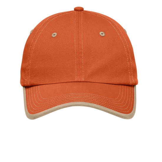 Port Authority® Vintage Washed Contrast Stitch Cap