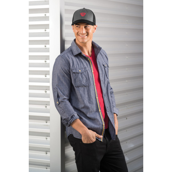 New Era® - Snapback Contrast Front Mesh Cap