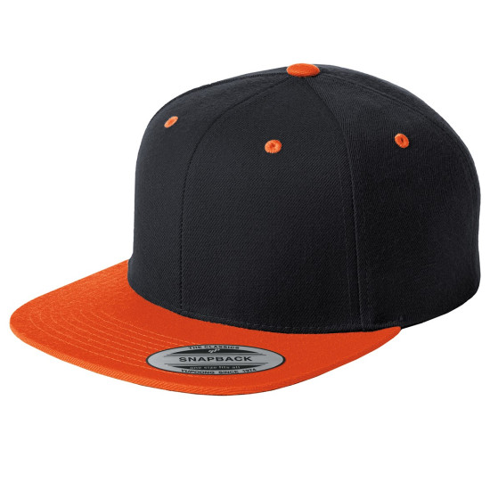 Sport-Tek® Yupoong® Flat Bill Snapback Cap